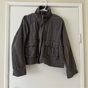 American Eagle Outfitters Charcoal Jacket